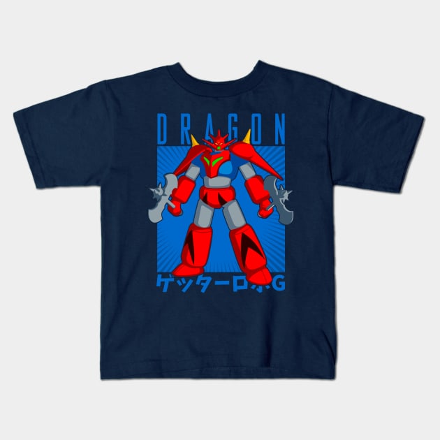 207 POP Dragon2 Kids T-Shirt by Yexart